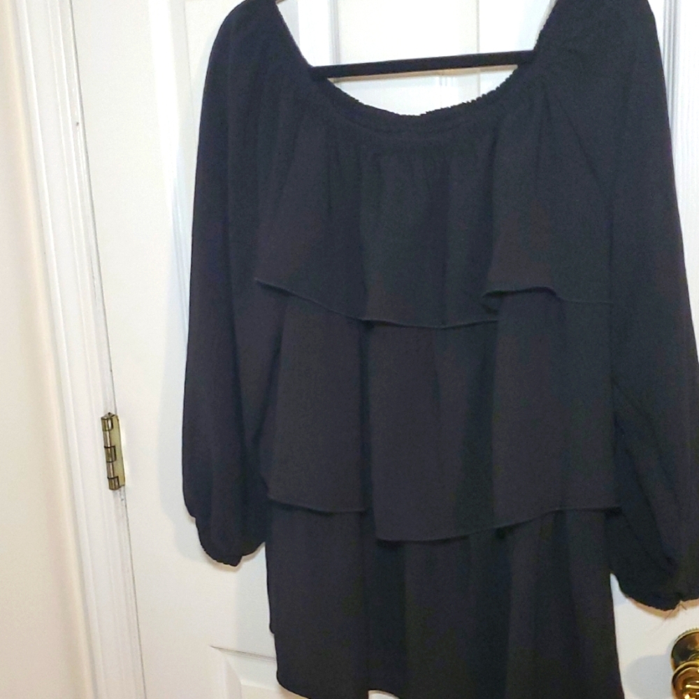 Elegant Black Women's Top